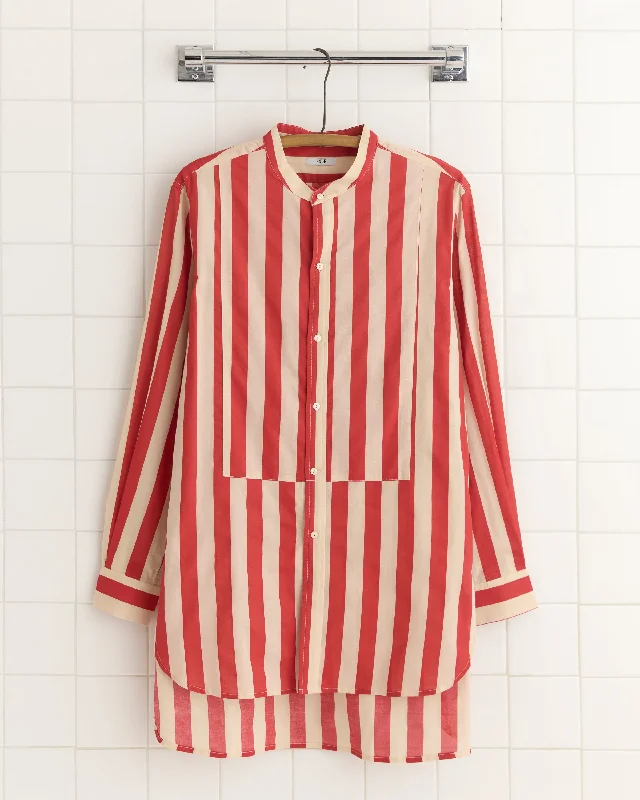 Men's Pattern-Clashing Shirts for Bold FashionValance Stripe Long Sleeve Shirt