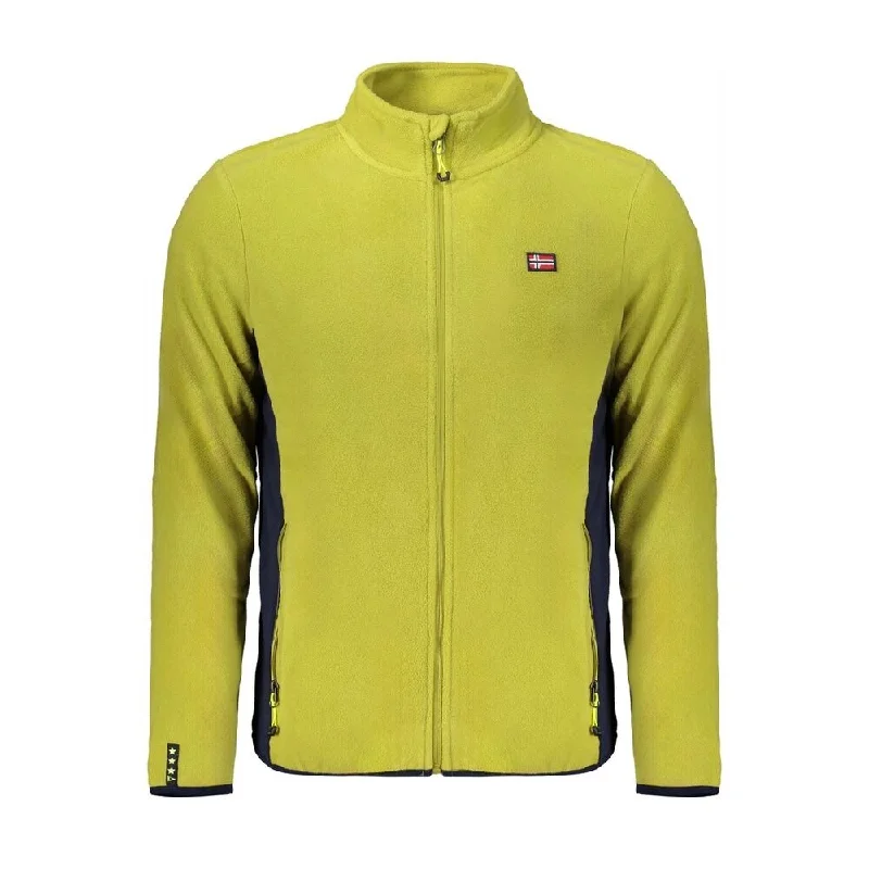 Men's Sweaters with Skinny FitsNorway 1963 Yellow Polyester Men Men's Sweater