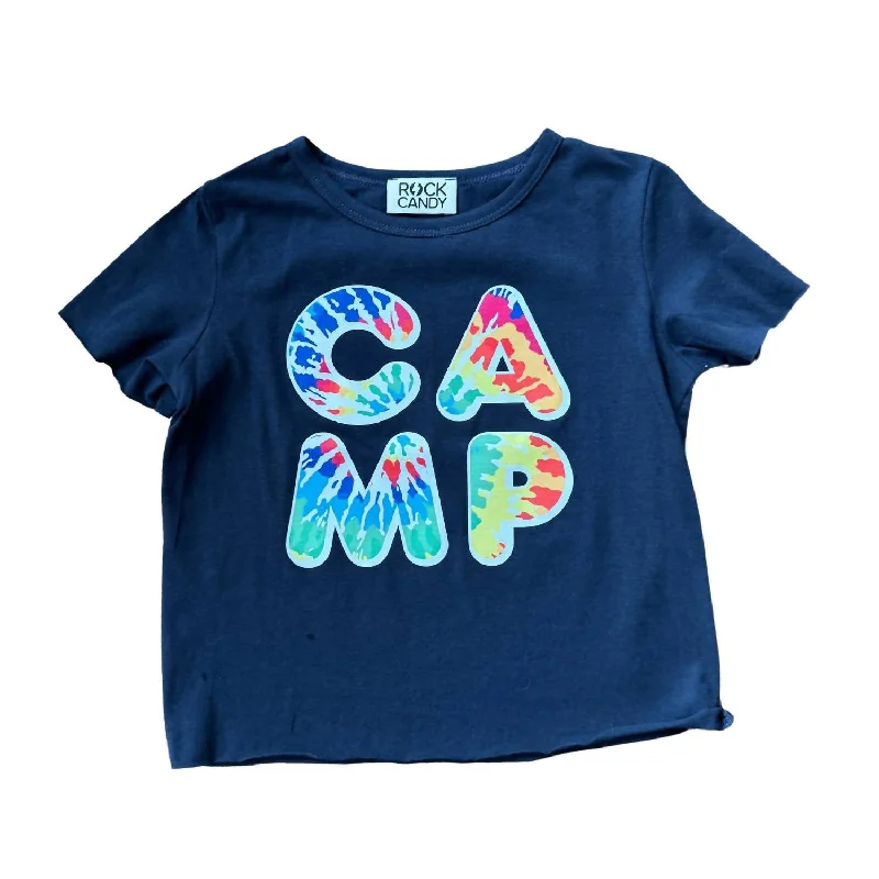 Men's Unique and Designer TopsGirls Camp Tee In Navy