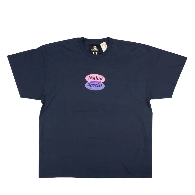 Men's Shirts with Embellished SleevesCRAZY BEST NAVY T-SHIRT