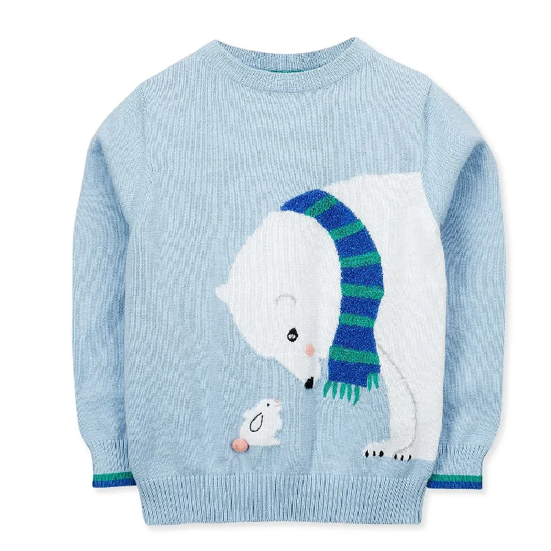 Men's Sweaters for AutumnPastel Blue Pullover