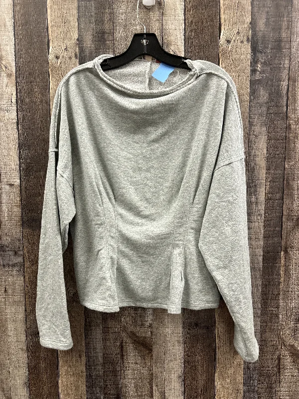 Durable Men's Canvas HoodiesSweatshirt Crewneck By Pilcro In Grey, Size: Xl