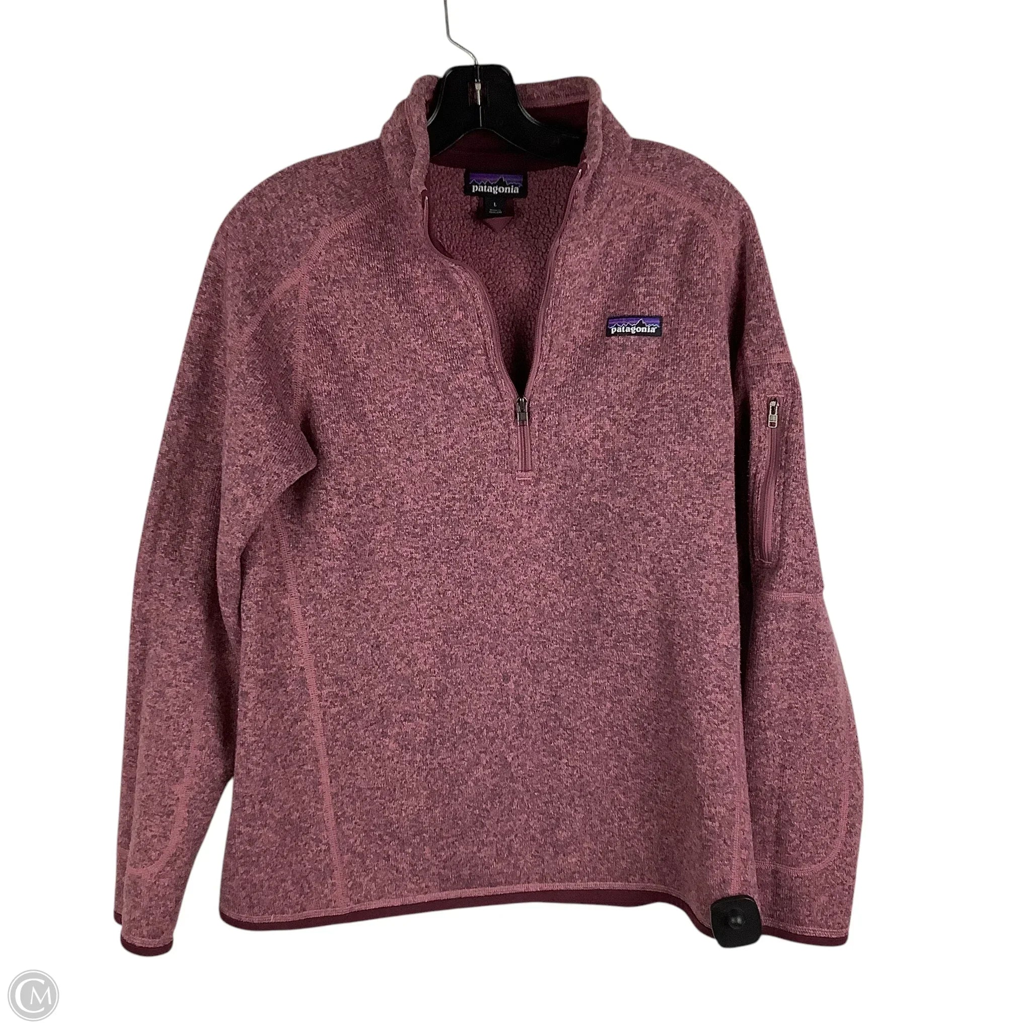 Men's Hoodies with High-Low HemlinesSweatshirt Collar By Patagonia In Purple, Size: L