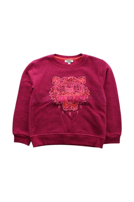 Men's Sweaters with Contrast TrimKenzo Tiger Crewneck Sweatshirt 6T