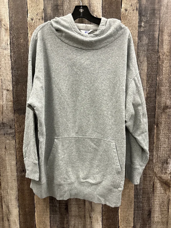 Classic Men's Cotton HoodiesSweatshirt Hoodie By Joy Lab In Grey, Size: Xl