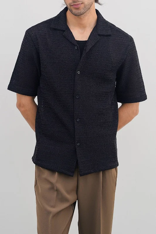 Men's Graphic Print T-Shirts for a Statement LookCROCHET SHIRT