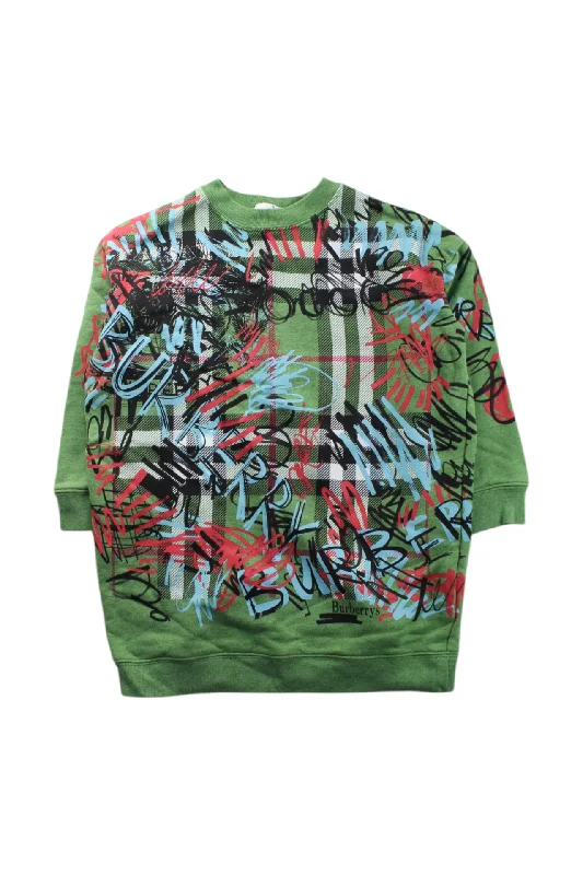Men's Sweaters with ZippersBurberry Graphic Crewneck Sweatshirt 6T