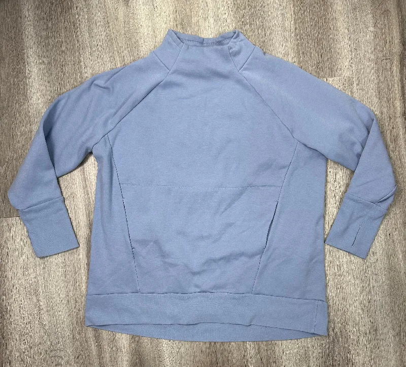 Men's Hoodies for RunningAthletic Sweatshirt Collar By Fabletics In Blue, Size: 2x