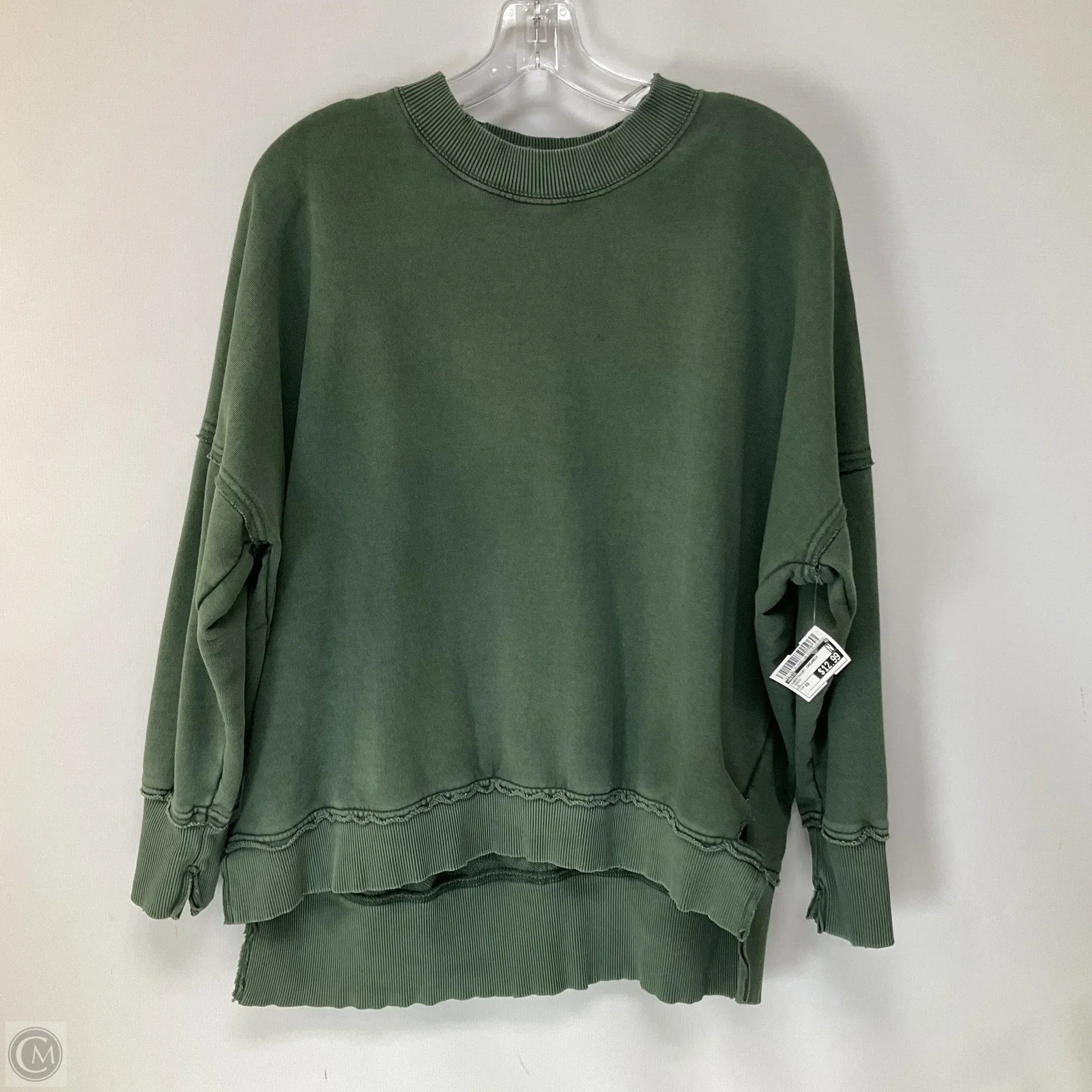 Men's Hoodies with Quilted LiningSweatshirt Crewneck By Aerie In Green, Size: Xs