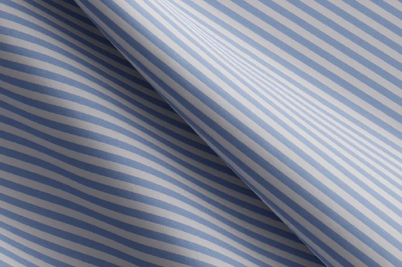 Made to Measure Blue and White Stripe Shirt