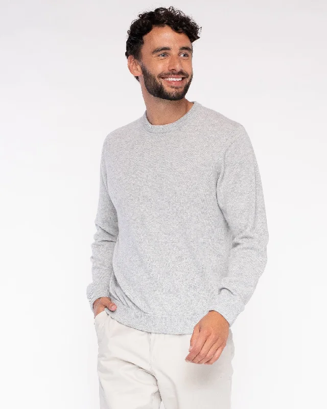 Men's Sweaters with Set-In SleevesClassic Crew Neck 100% Cashmere Sweater (Choice of Colors) by Alashan Cashmere Men's Sweaters with Set-In SleevesClassic Crew Neck 100% Cashmere Sweater (Choice of Colors) by Alashan Cashmere