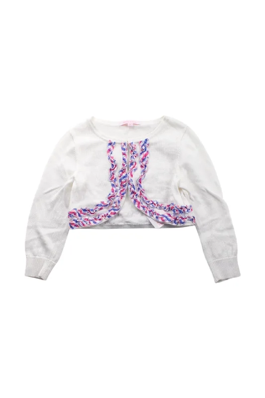 Fashionable Men's Crew-Neck SweatersNicholas & Bears Ruffled Cardigan 4T
