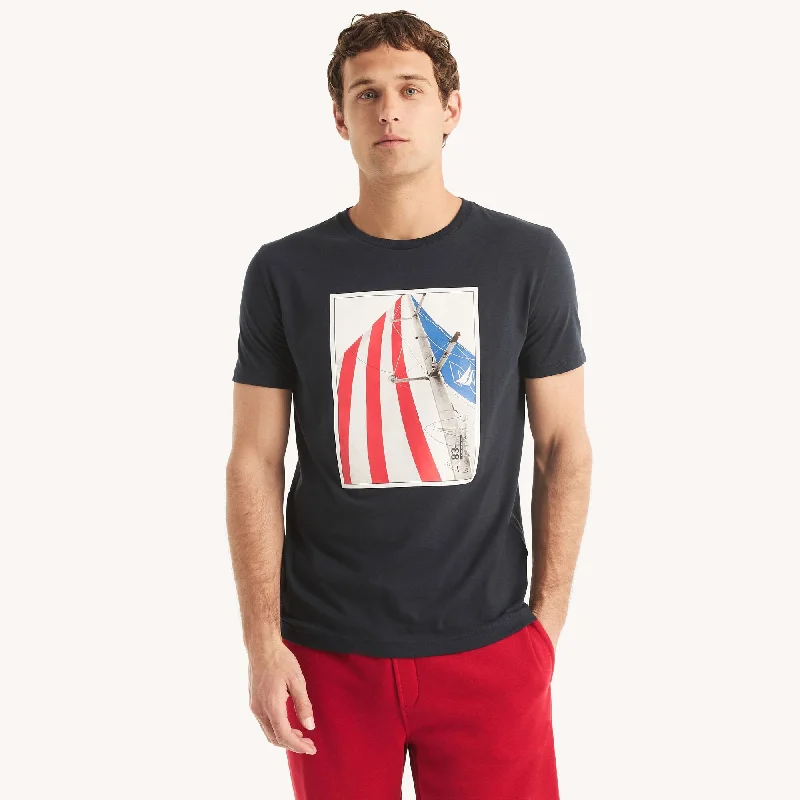 Lightweight Men's Linen ShirtsNautica Mens Sustainably Crafted Americana Graphic T-Shirt Lightweight Men's Linen ShirtsNautica Mens Sustainably Crafted Americana Graphic T-Shirt