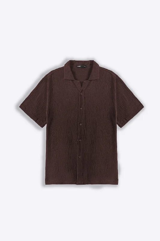 Men's Easy-Care Shirts for Busy LifestylesMUSLIN SAFARI SHIRT