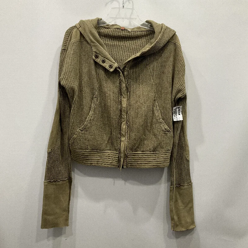 Men's Hoodies with Zippered PocketsSweatshirt Hoodie By Free People  Size: M