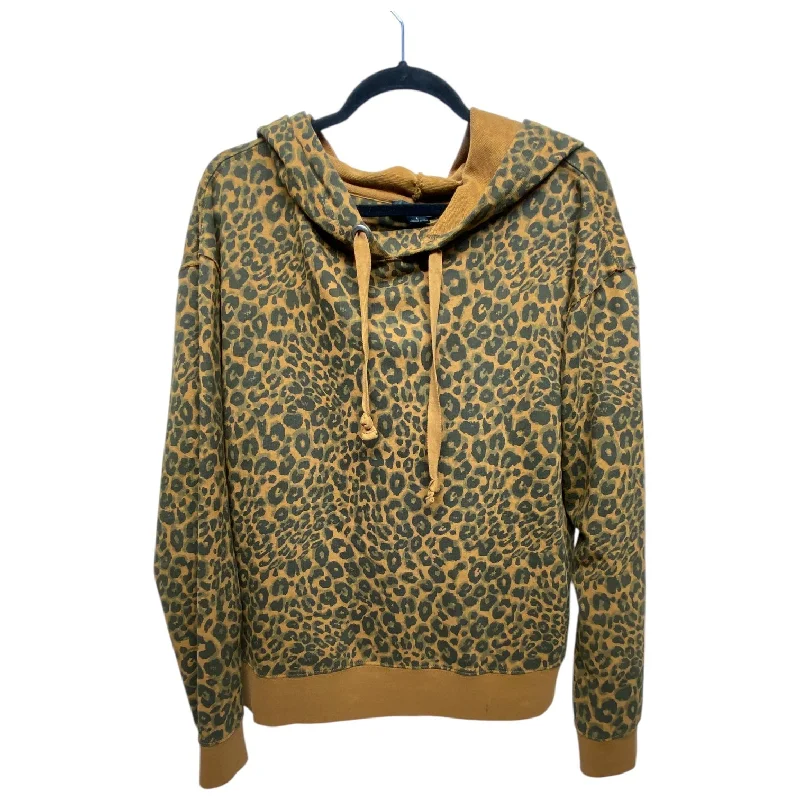 Men's Hoodies with Heavy-Duty ZippersSweatshirt Hoodie By Sanctuary In Animal Print, Size: L