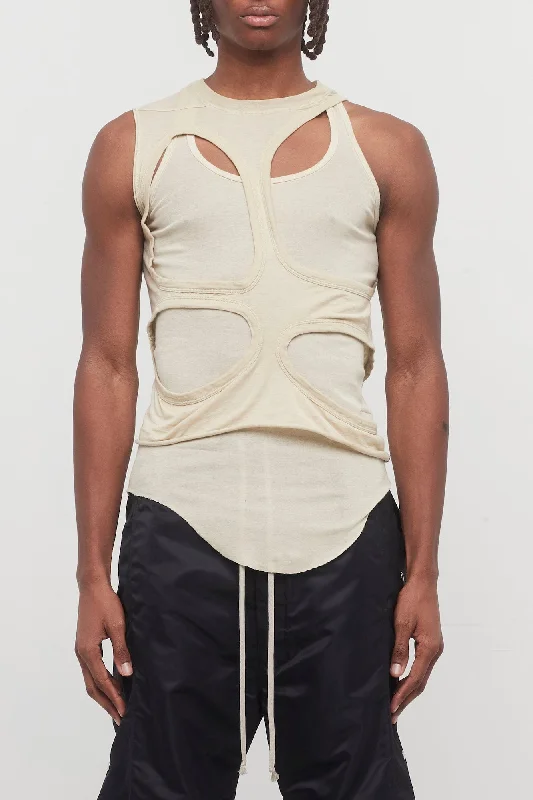 Rick Owens DRKSHDW Membrane Top I in Pearl