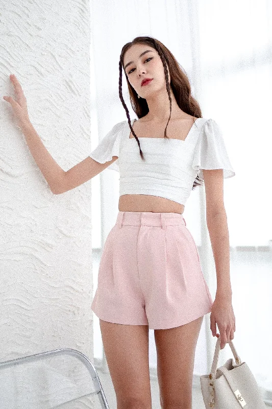Men's Pants with Deep PocketsPAIGE A-LINE SHORTS IN SWEET PINK