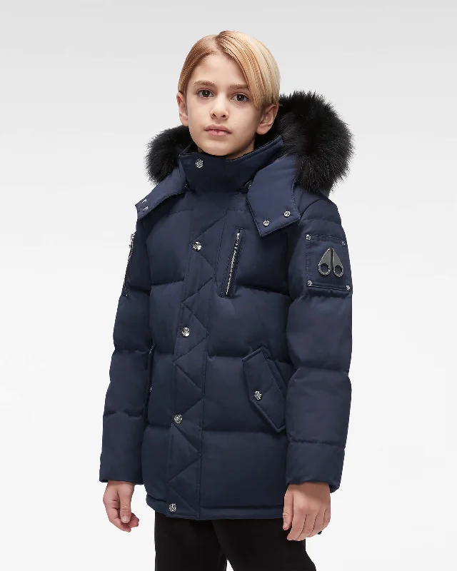 Navy with Black Fox Fur