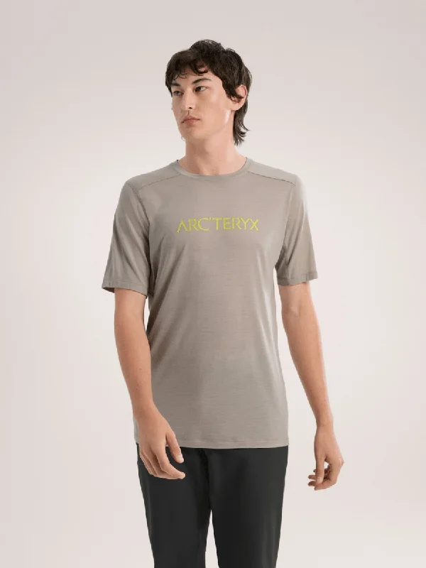 Men's Polo Shirts for Sports and Casual WearIonia Merino Wool Arc'Word Logo Shirt SS Men's