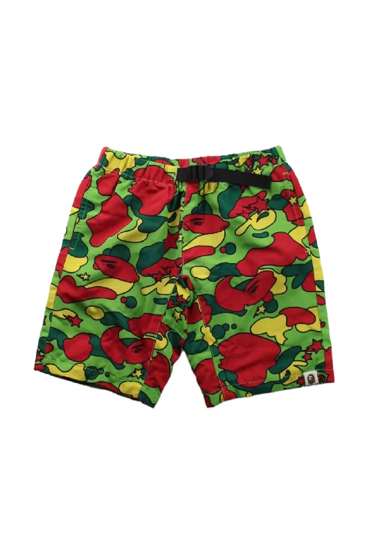 Men's Patterned Pants with ChecksBAPE KIDS Shorts 10Y