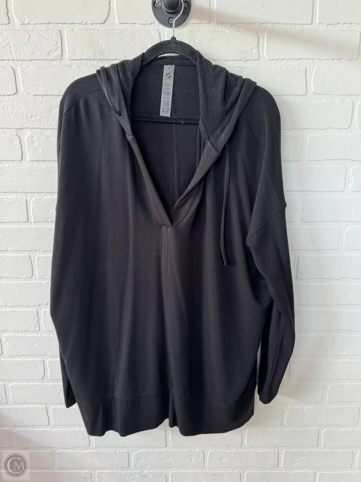 Men's Hoodies for Big and TallSweatshirt Hoodie By Lou And Grey In Black, Size: Xl