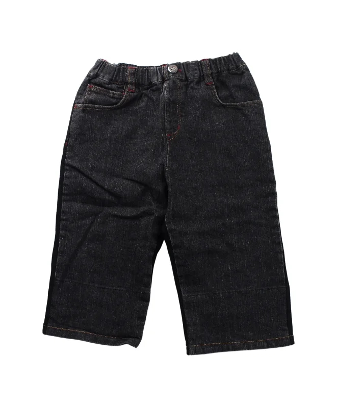 Men's Pants with Contrast StitchingComme Ca Ism Shorts 7Y - 8Y