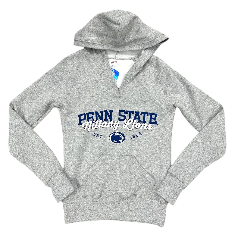 Men's Hoodies with Relaxed FitsSweatshirt Hoodie By Soffe In Grey, Size: S