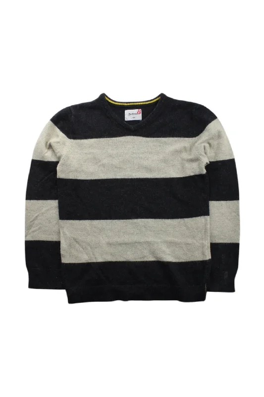 Men's Sweaters with Tapered ShapesBellerose Knit Striped Sweater 8Y