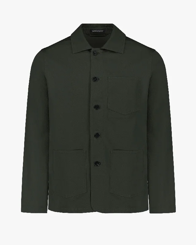 Zip-Fly Men's JeansPatch Pocket Chore Jacket