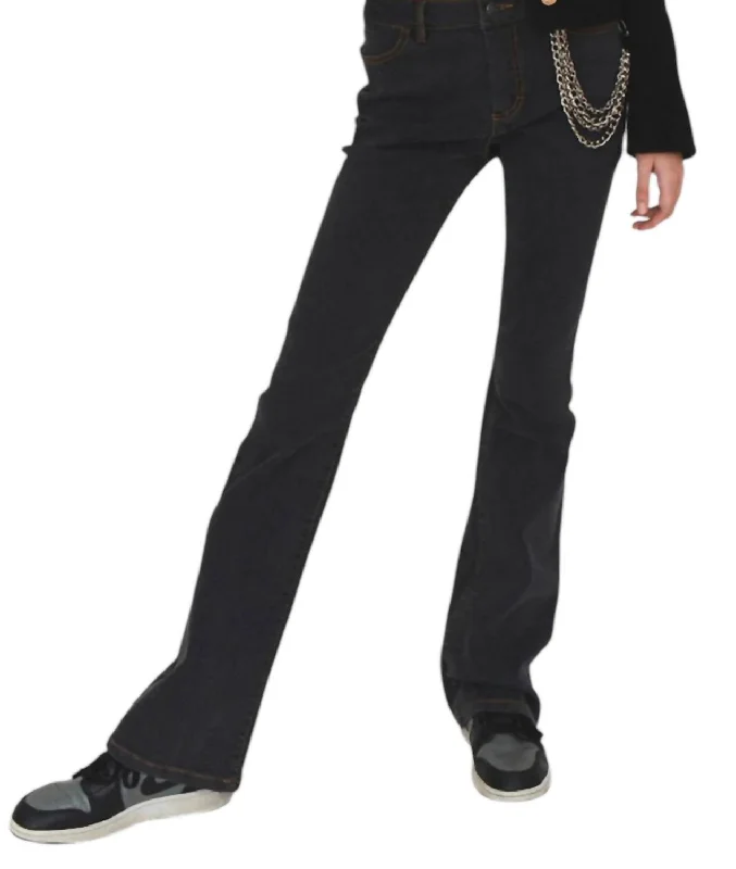 New Arrival Designer Men's JeansGirl's Bennett Flare Jeans In Black