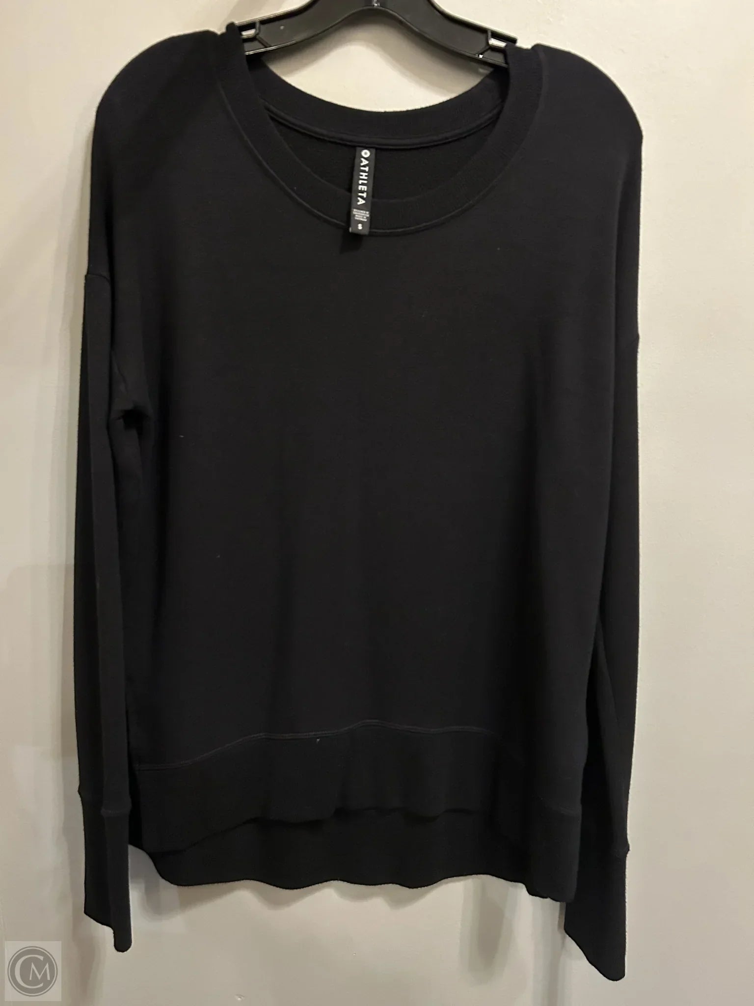 Men's Hoodies with EmbroideryAthletic Sweatshirt Crewneck By Athleta In Black, Size: S Men's Hoodies with EmbroideryAthletic Sweatshirt Crewneck By Athleta In Black, Size: S