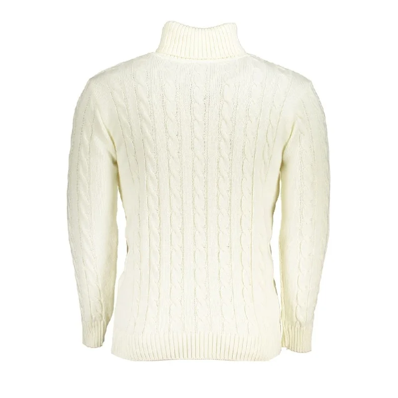 Men's Sweaters with Zippered PocketsU.S. Grand Polo Elegant Turtleneck Sweater with Embroidered Men's Logo Men's Sweaters with Zippered PocketsU.S. Grand Polo Elegant Turtleneck Sweater with Embroidered Men's Logo