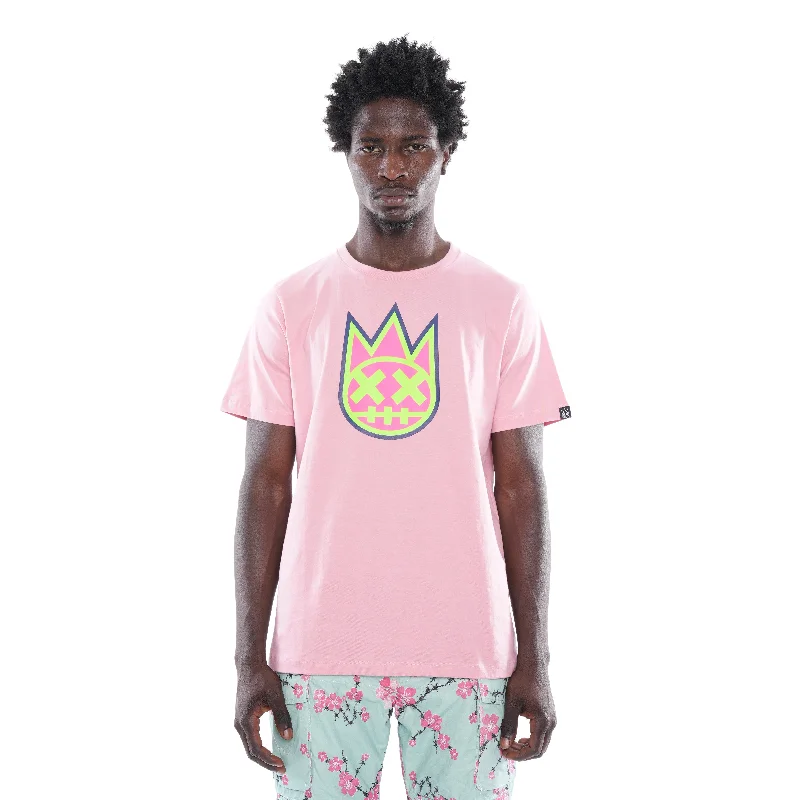 Men's Shirts with Floral Prints3D CLEAN SHIMUCHAN LOGO SHORT SLEEVE CREW NECK TEE IN CANDY PINK Men's Shirts with Floral Prints3D CLEAN SHIMUCHAN LOGO SHORT SLEEVE CREW NECK TEE IN CANDY PINK