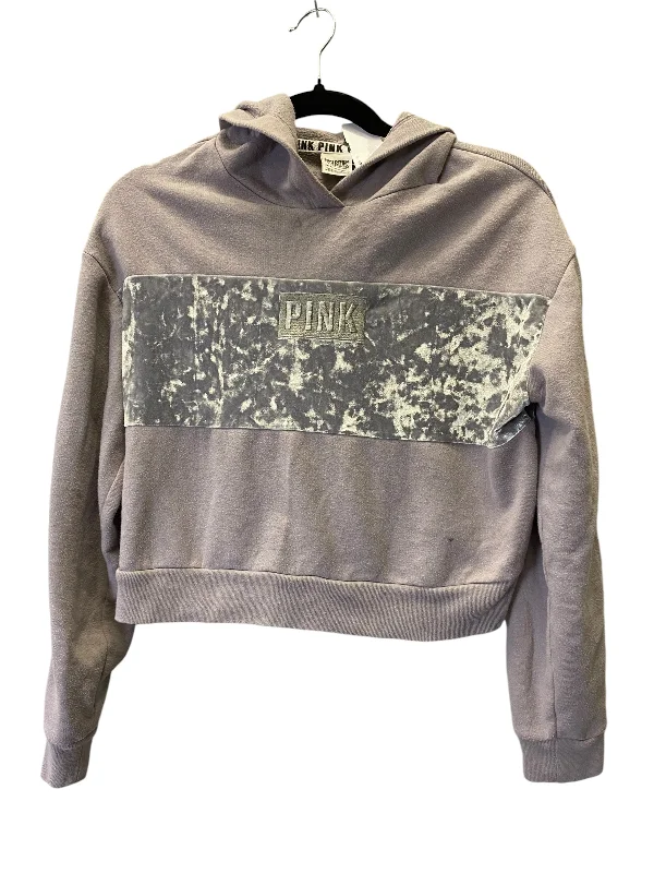 Men's Hoodies for AutumnSweatshirt Hoodie By Pink In Grey, Size: Xs