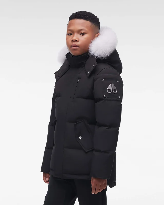 Black with Natural Fox Fur