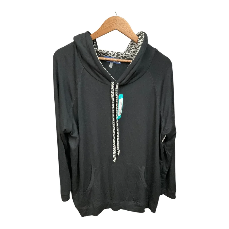 Men's Hoodies with Slim FitsSweatshirt Hoodie By Clothes Mentor In Black, Size: 1x