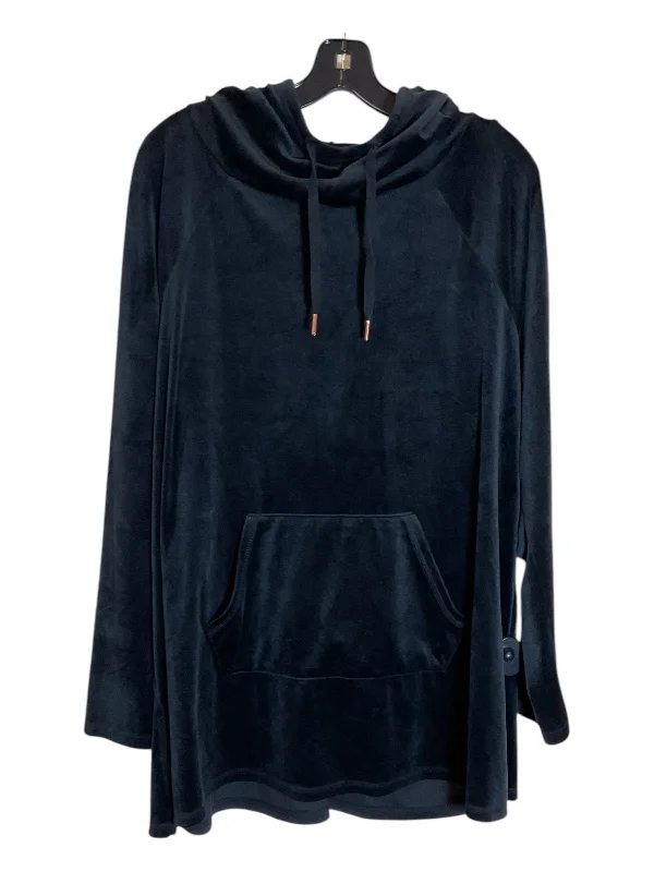 Men's Hoodies for SkiingSweatshirt Hoodie By Livi Active In Black, Size: 2x