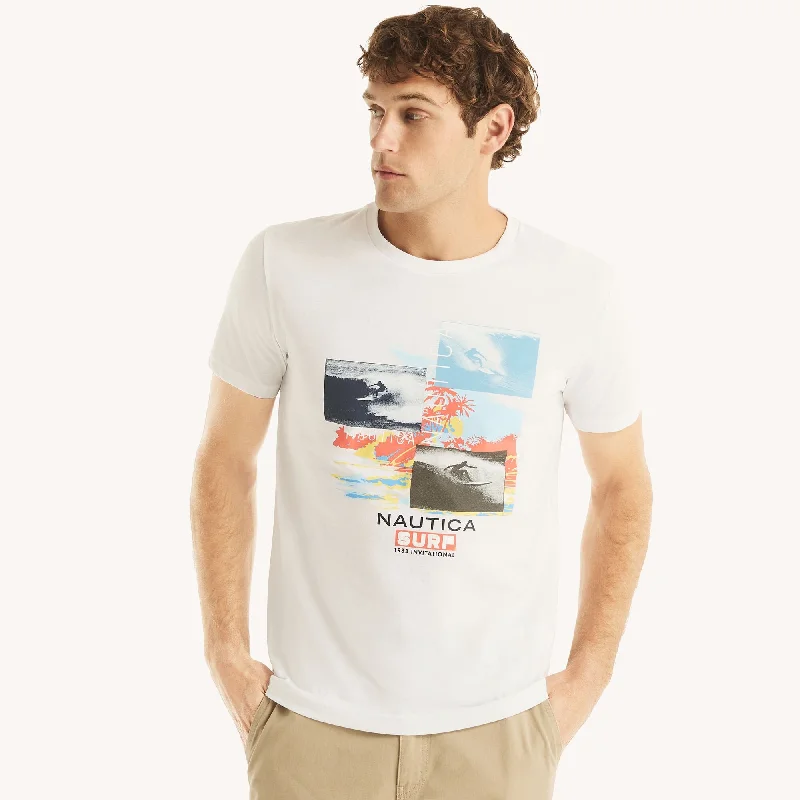 Men's Performance Shirts for SportsNautica Mens Surf 1983 Invitational Graphic T-Shirt
