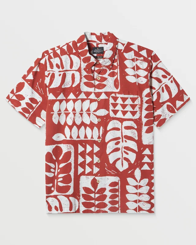 Men's Solid-Color Block Shirts for a Bold StatementWaterman Turtle Island Shirt - Tandori Spice Men's Solid-Color Block Shirts for a Bold StatementWaterman Turtle Island Shirt - Tandori Spice