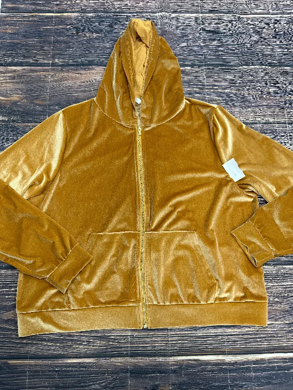Men's Hoodies with Reinforced CuffsSweatshirt Hoodie By Fabletics In Yellow, Size: 1x Men's Hoodies with Reinforced CuffsSweatshirt Hoodie By Fabletics In Yellow, Size: 1x