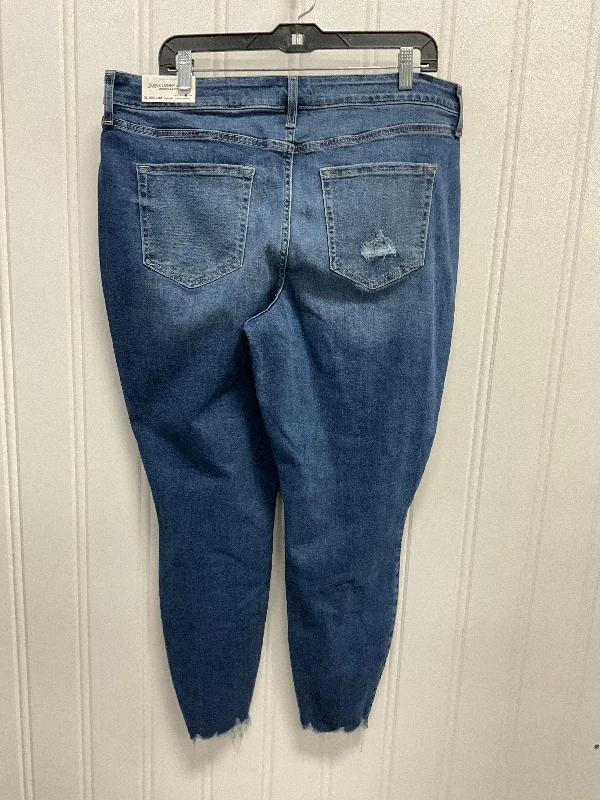 Men's Jeans Made in USAJeans Skinny By Maurices In Blue Denim, Size:Xl