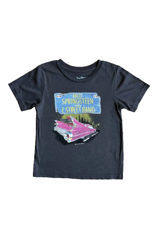 Patterned Men's Hawaiian ShirtsKid's Bruce Sprignsteen Organic Tee In Vintage Black