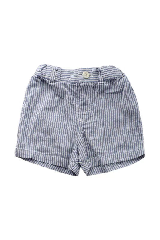 Men's Patterned Pants with StripesPetit Bateau Striped Shorts 6-12M