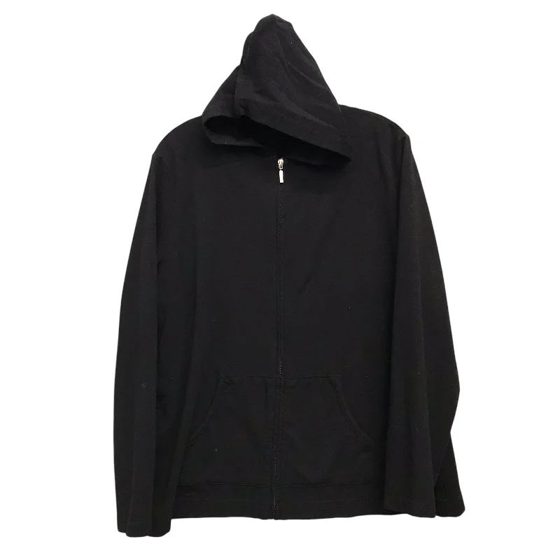 Men's Hoodies with Hidden ZippersAthletic Sweatshirt Hoodie By Karen Scott In Black, Size:Xl Men's Hoodies with Hidden ZippersAthletic Sweatshirt Hoodie By Karen Scott In Black, Size:Xl