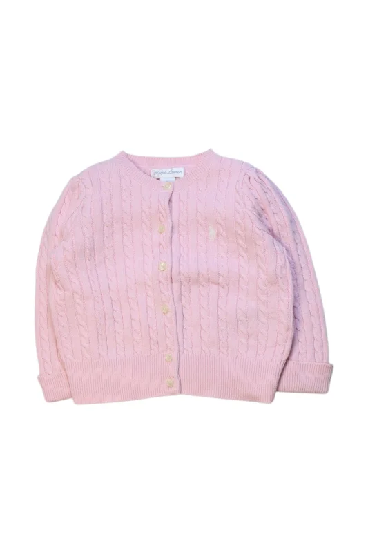 Men's Sweaters with Belt AttachmentsRalph Lauren Cable Knit Cardigan 6-12M