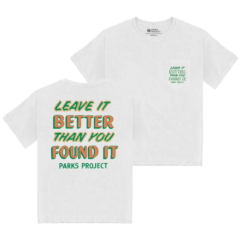 Versatile Men's Tank TopsMen's Leave it Better Trail Crew Pocket Tee