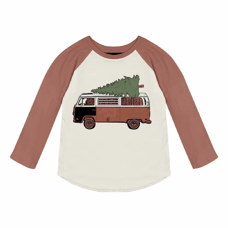 Men's Shirts with Wingtip CollarsKids' Christmas Mobile Longsleeve Raglan Tee In Natural/brick Men's Shirts with Wingtip CollarsKids' Christmas Mobile Longsleeve Raglan Tee In Natural/brick