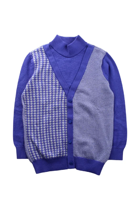 Striped Men's SweatersNicholas & Bears Lambswool Cardigan Vest 6T