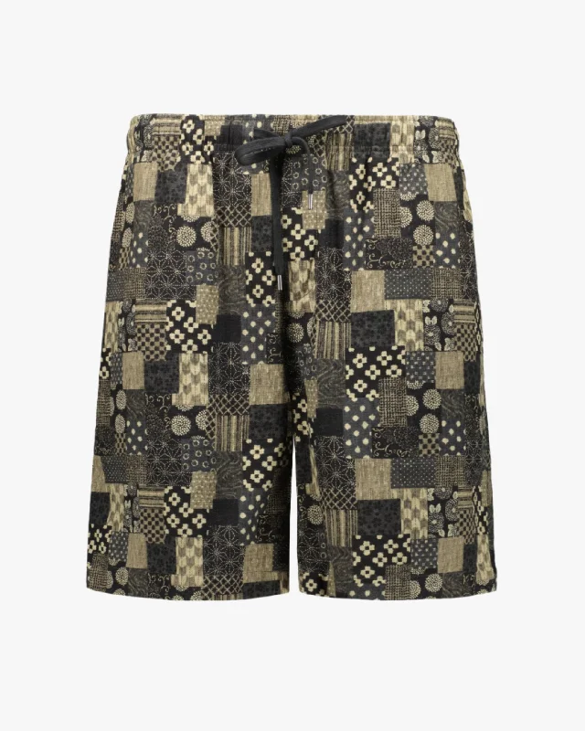 Men's Skinny Jeans with Stretch FabricDrawstring Short - Boro